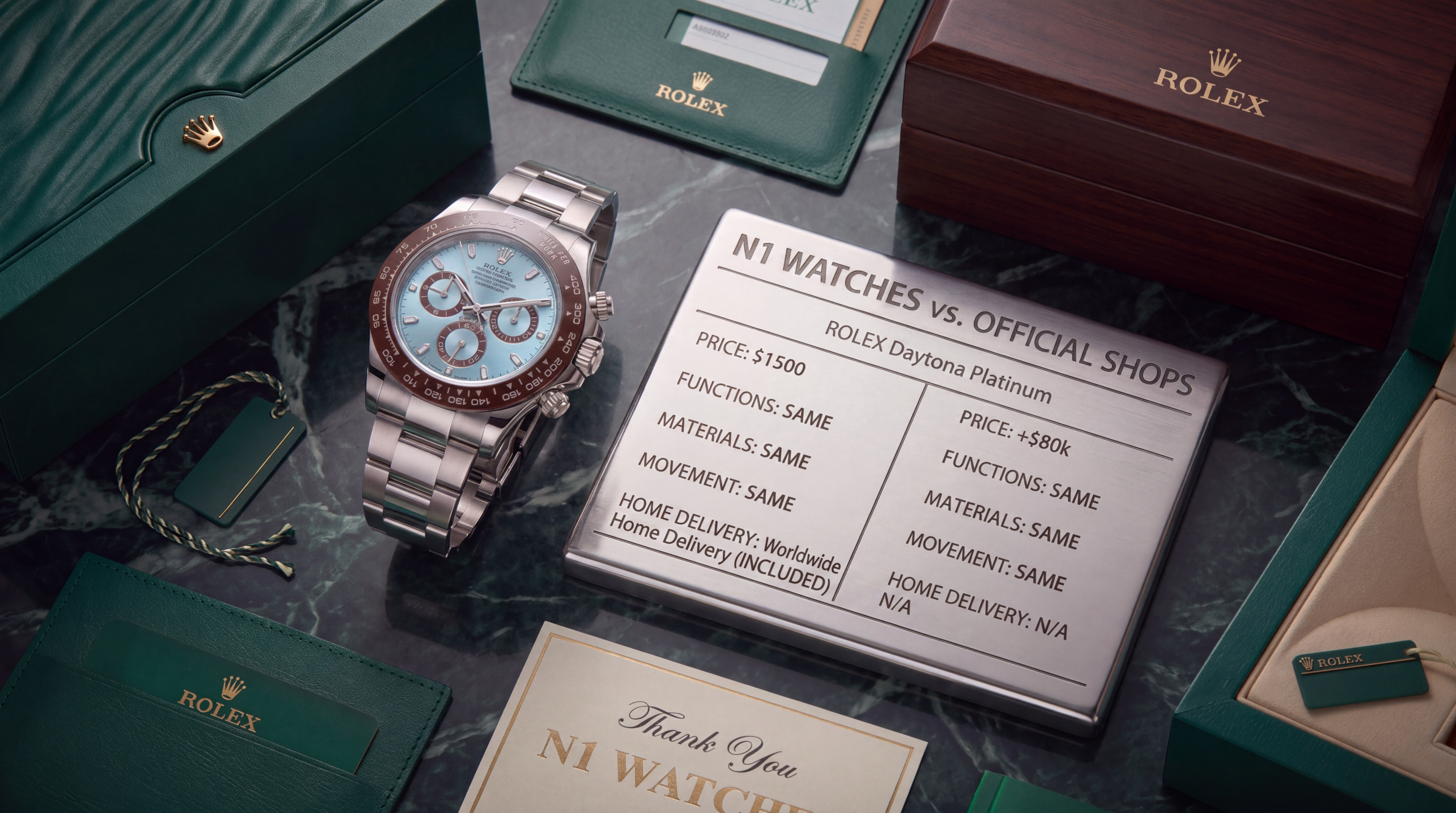 N1 WATCHES premium watch selection