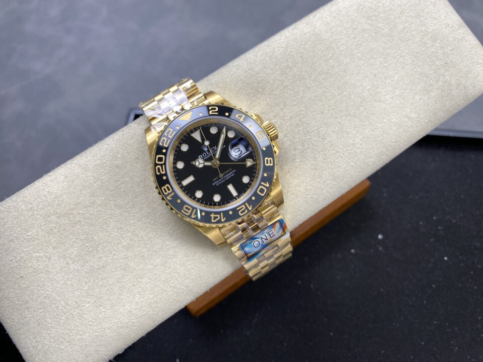 Rolex GMT-Master II 40mm Yellow Gold Black Dial