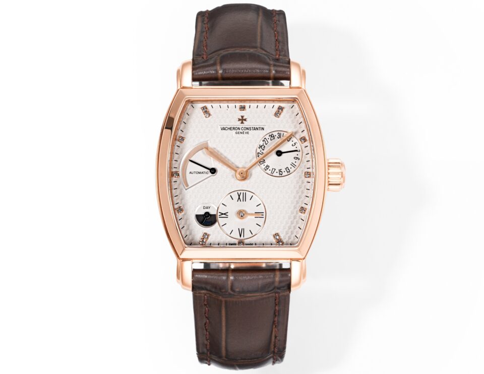 Vacheron Constantin Malte Tonneau Dual Time 36x48mm Rose Gold-Tone