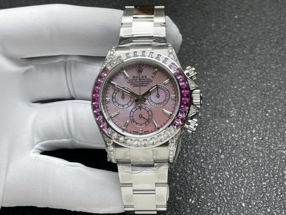 Rolex Cosmograph Daytona 40mm Pink Mother-of-Pearl Dial